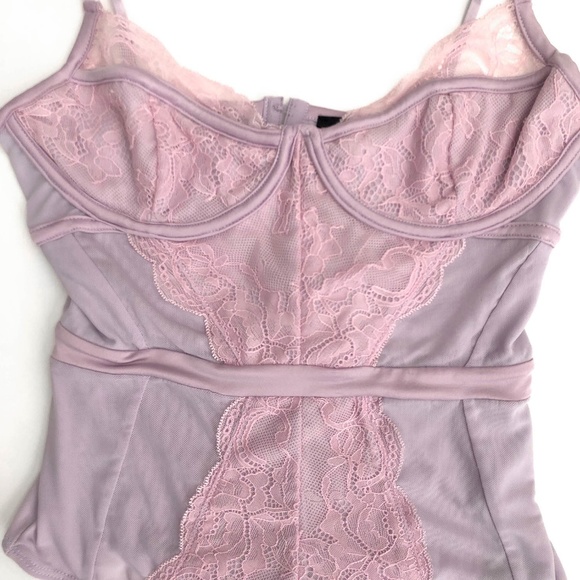 AFRM Underwire Scallop Cutout Lace Bodysuit - Picture 3 of 6